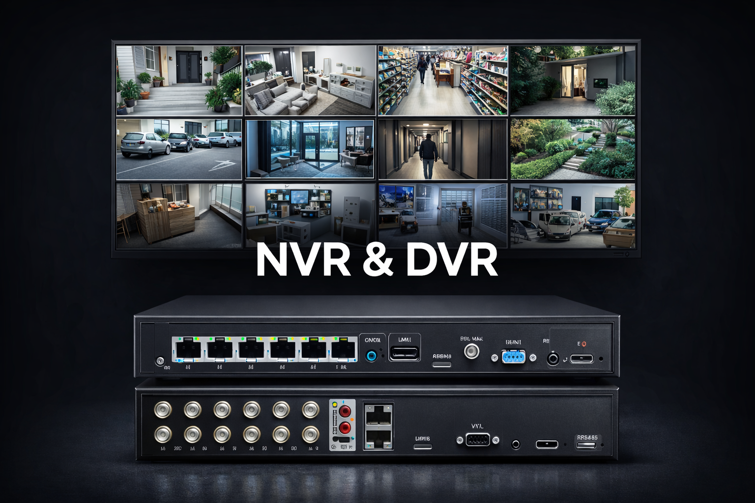 NVR ve DVR Kayıt Sistemleri
